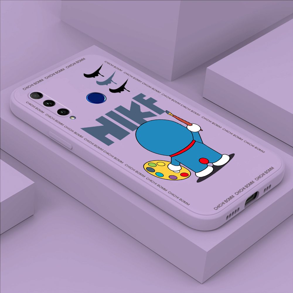 Hontinga for Honor 20 Lite Case Fashion Cat Phone Case Phone Case Soft Square Edge Silicone Cases Full Lens Cover Shockproof Protection Cover