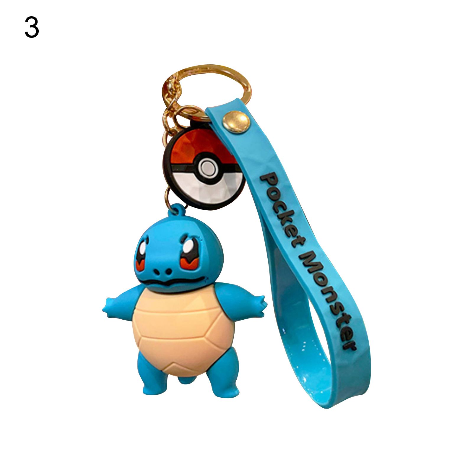 Key Chain Charm Decorative Anti-lost Skin-friendly Adorable Mini Cartoon Doll Backpack Pendant for Earphone Sleeve