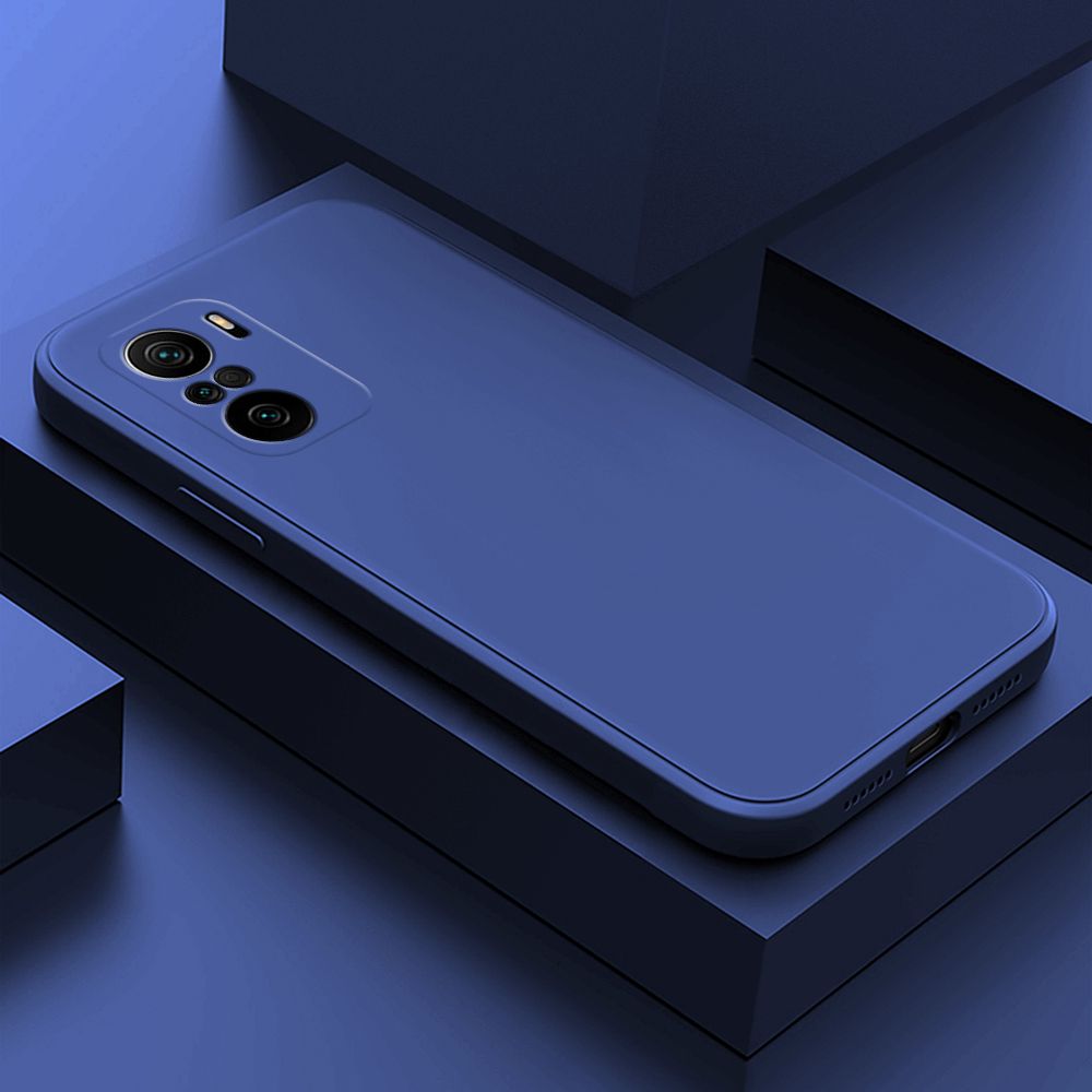 ZeroQiQi for Xiaomi Poco F3 Case Simple Candy Color Back Cover Soft Liquid Silicone Protective Phone Cases