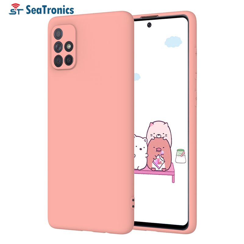 For Samsung Galaxy A71/ A51 Soft TPU Skin Feeling Case 10 Candy Colors, Seatronics Precise Cutting Camera Protective TPU Phone Cover
