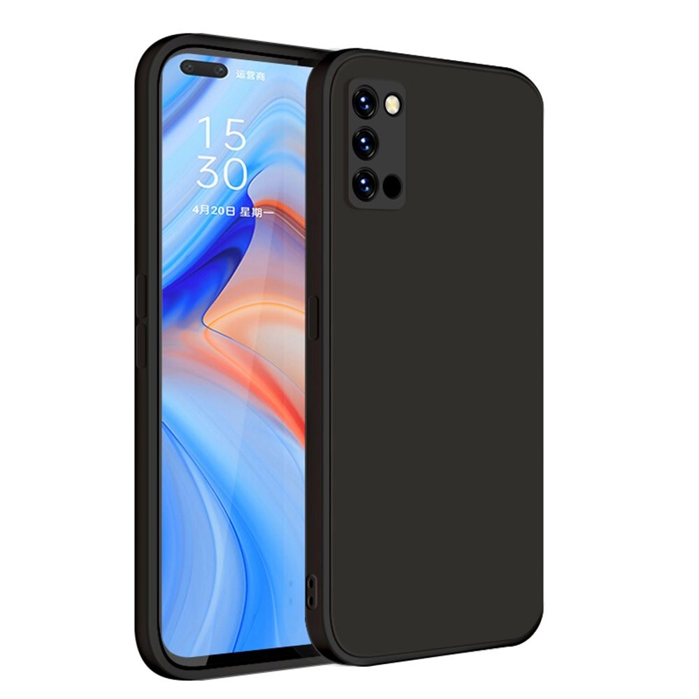 For OPPO Reno4 Pro 5G Silicone Case Slim Liquid Silicone Gel Rubber Shockproof Anti-Scratch Protective Cover
