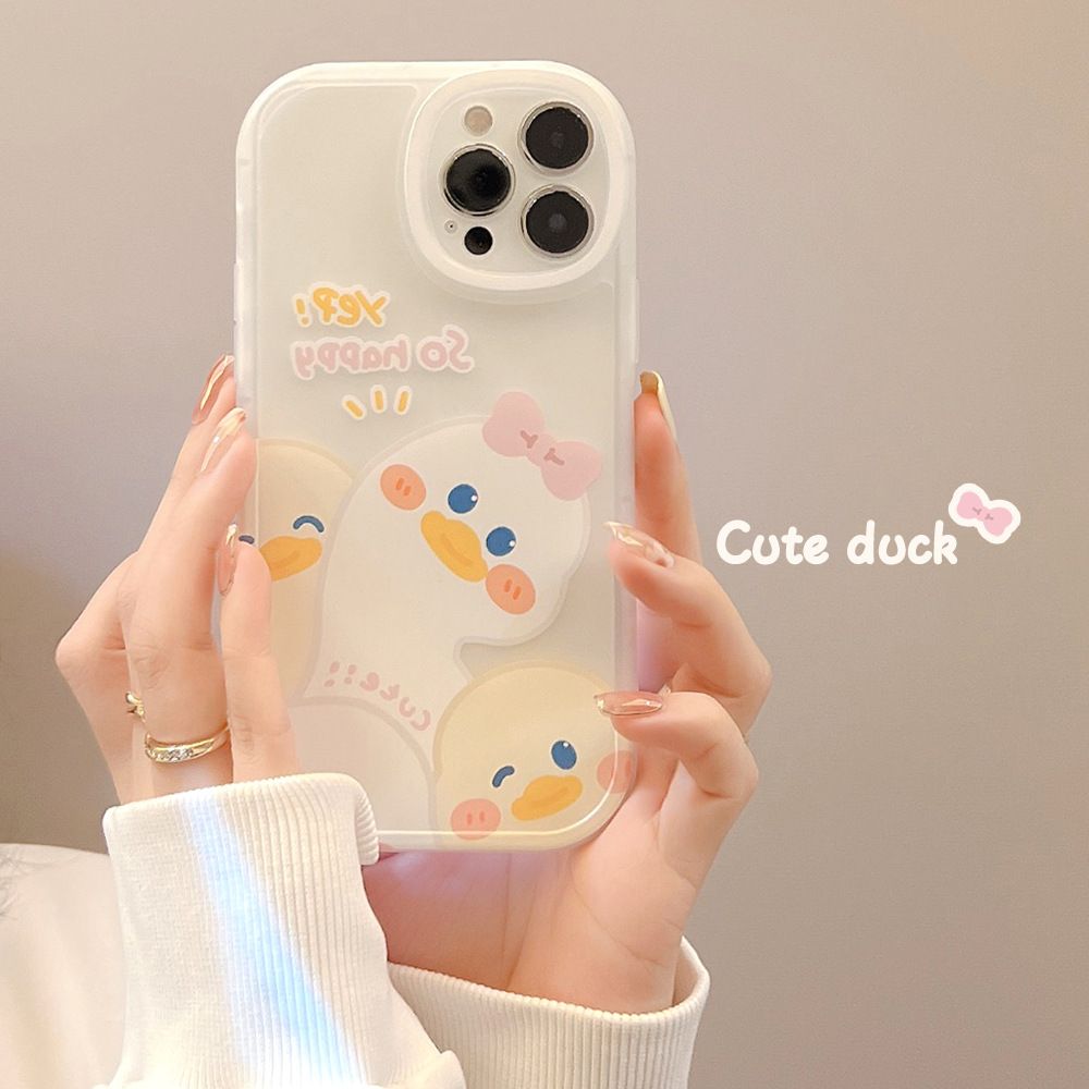 Cute Cartoon Pattern Soft Silicone Cover Mobile Phone Protective Case