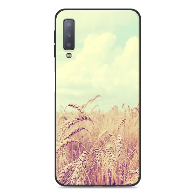 Cartoon Print Soft TPU Silicon Shockproof Case for Samsung Galaxy A7 2018 A750