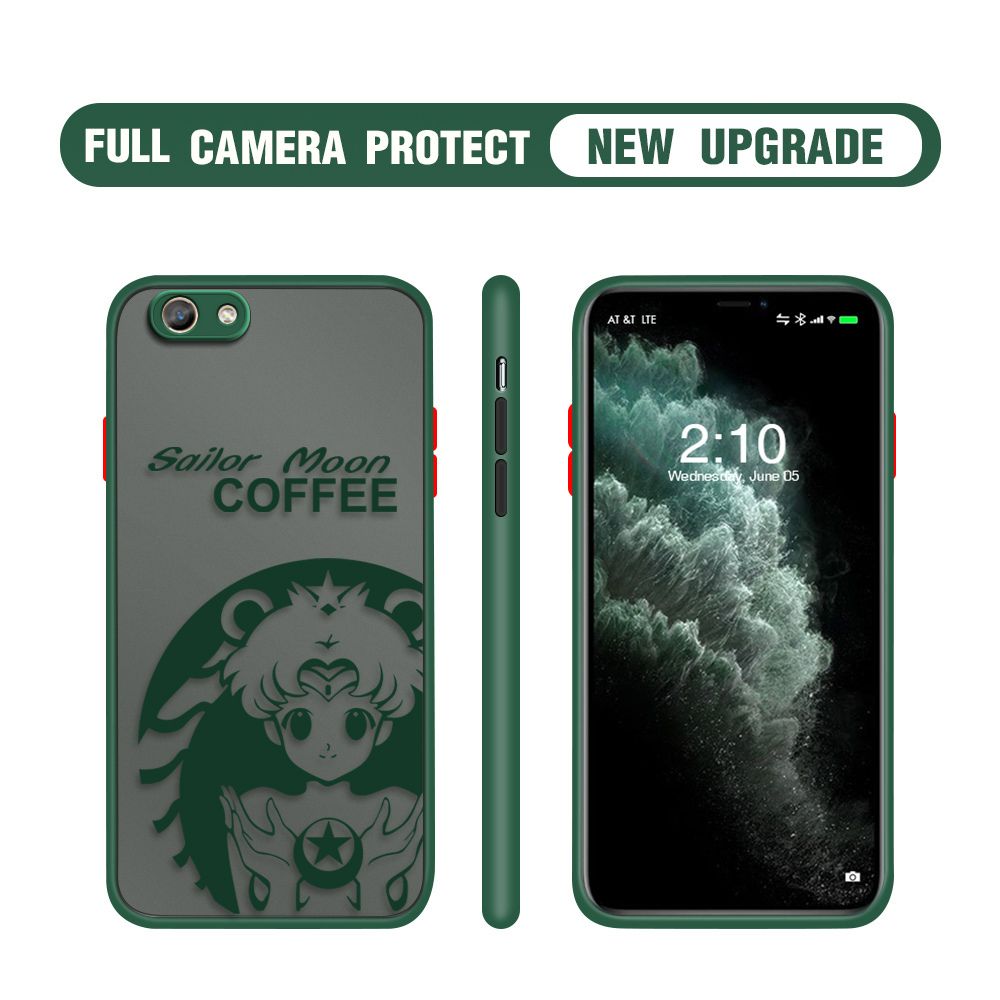 Hontinga for OPPO F1S Case Sailor Moon Cases Edge Frosted Transparent Phone Cover