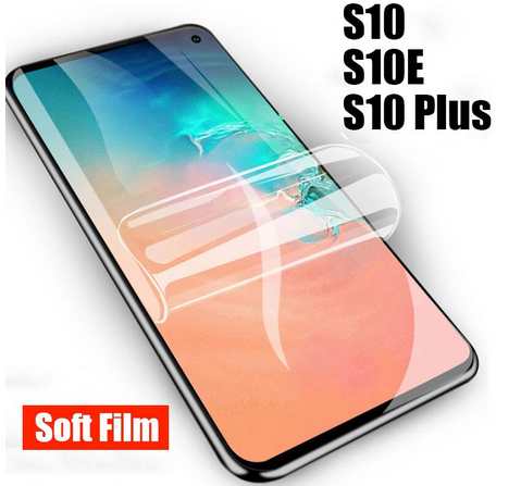 Samsung Galaxy S10E Hydrogel Soft Film Front Poly Transparent - Front