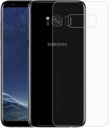 Samsung Galaxy S8 Plus 3D Crystal Clear Back Skin Rear Screen Guard Protector Sticker Protective Film (Gel Poly) Samsung Galaxy S8 Plus Mobile Skin  (3D Real Transparent Skin Glossy Finish)