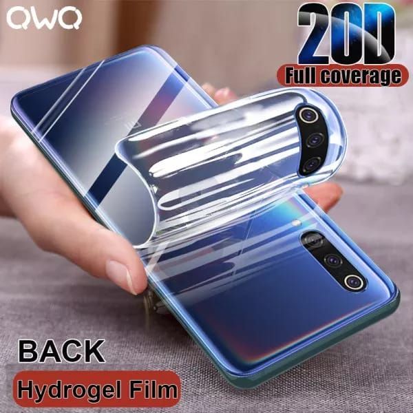 Oppo f17 pro এর জন্য হাইড্রোজেল ব্যাক পলি-স্বচ্ছ
