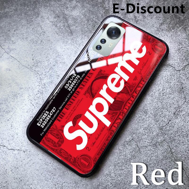 For Xiaomi 12X Case Tempered Glass Protector Mirror Cases SUP Supreme Design Xiaomi Mi 12X Back Cover