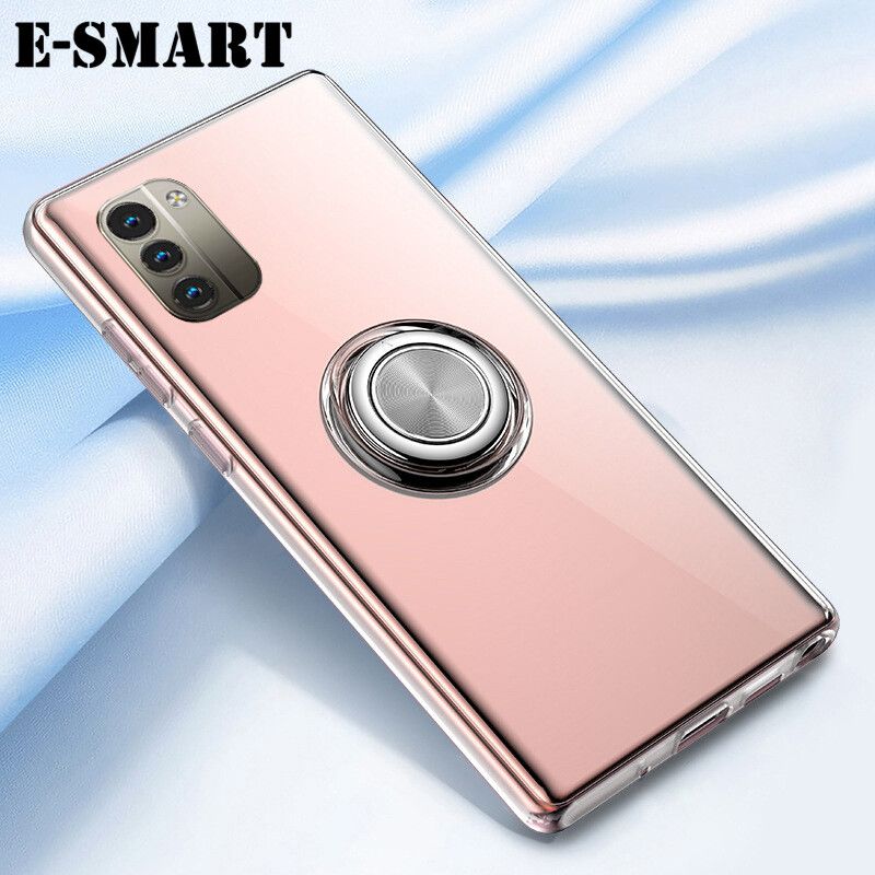 Phone Case Nokia G11 Back Cover Soft Clear Transparent Shockproof Car Magnetic Holder Ring Cover For Nokia G11 Case