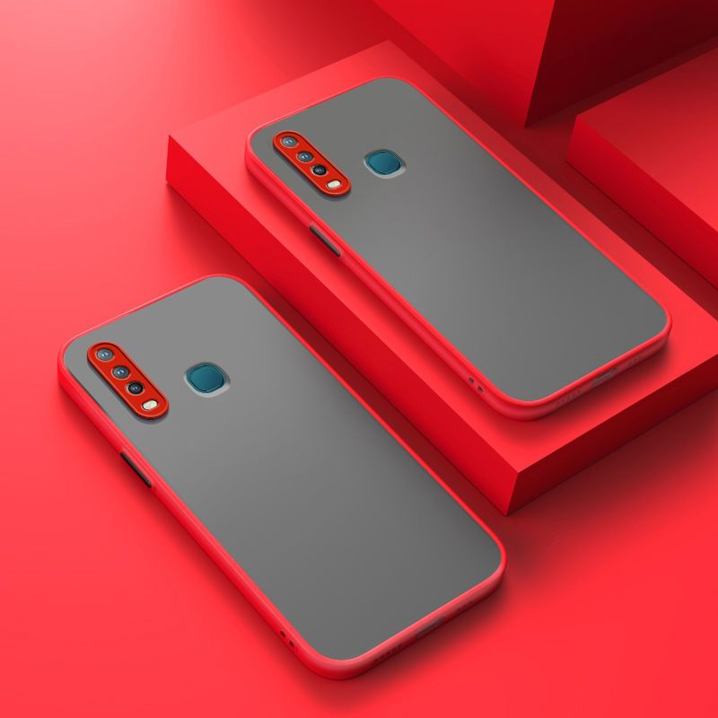 For Vivo Y12 Back Cover [Camera Lens Protection] Luxury Translucent Matte Protective Case Soft Silicone Bumper Shockproof Mobile Phone Cases