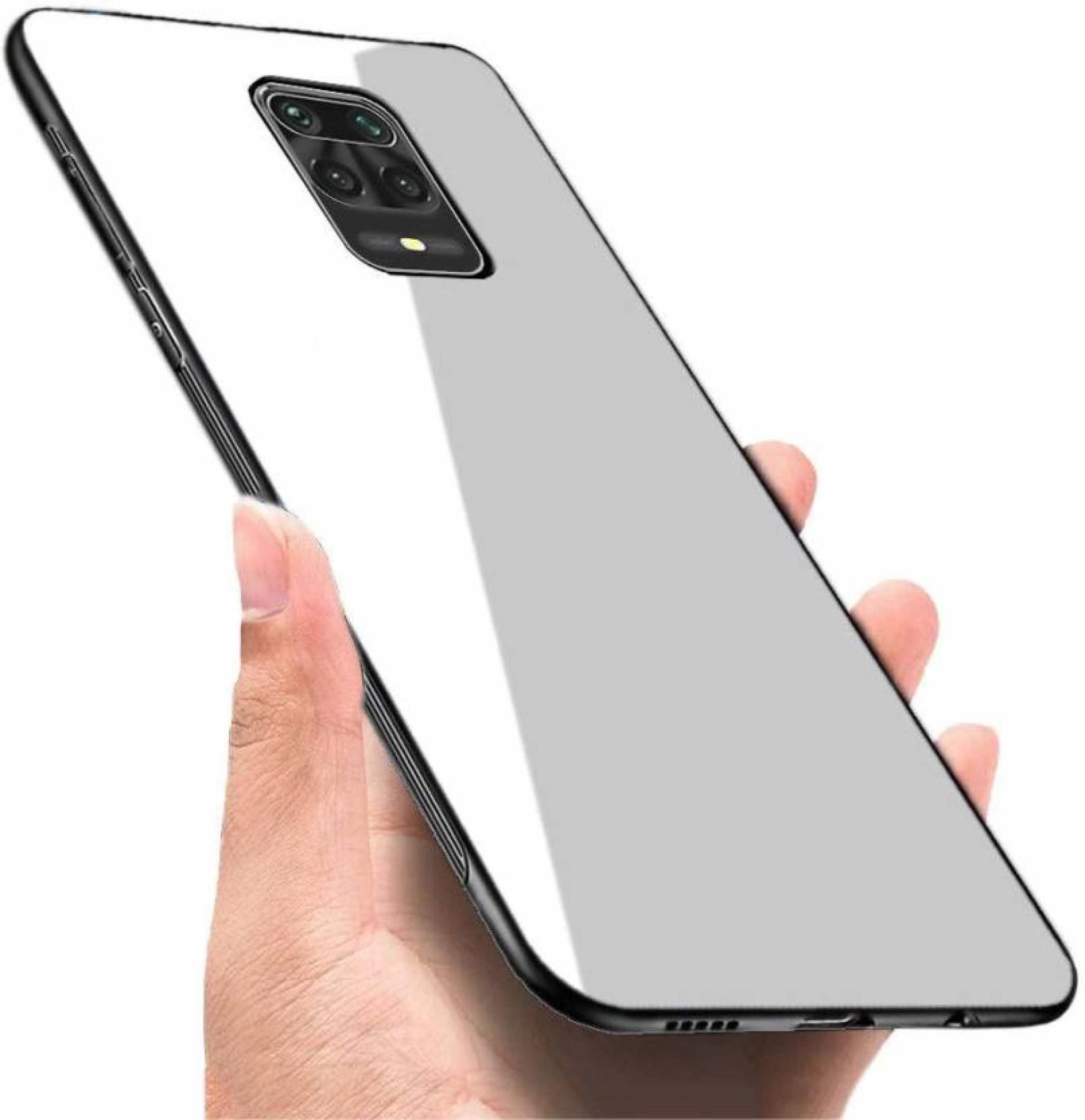 For Xiaomi Redmi Note 9 Pro / Xiaomi Redmi Note 9S / Xiaomi Redmi Note 9 Pro Max - HONG KONG DESIGN Scratchproof Tempered Glass Cover Case - Black White & Red