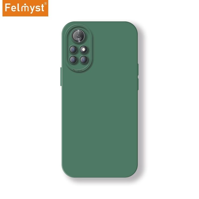 For Huawei nova 8 Pro 5G/4G Back Mobile Phone Case Simple Luxury Colorful Liquid Silicone Protect Lens Shockproof Full Soft Cover