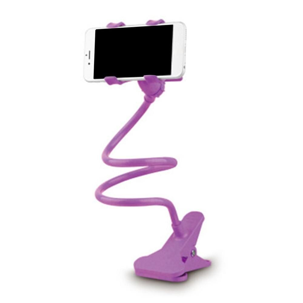 Universal Flexible Adjustable 360 Rotation Clip Mobile Phone Holder Stand Lazy Home Bed Desktop Bracket Mount