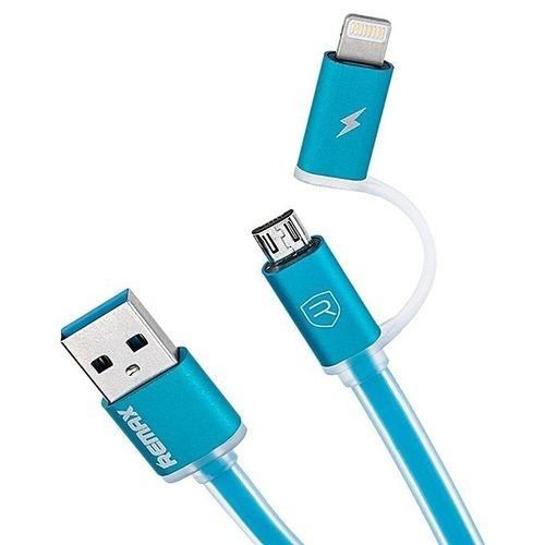 Aurora 2in1 High Speed Cable - Blue