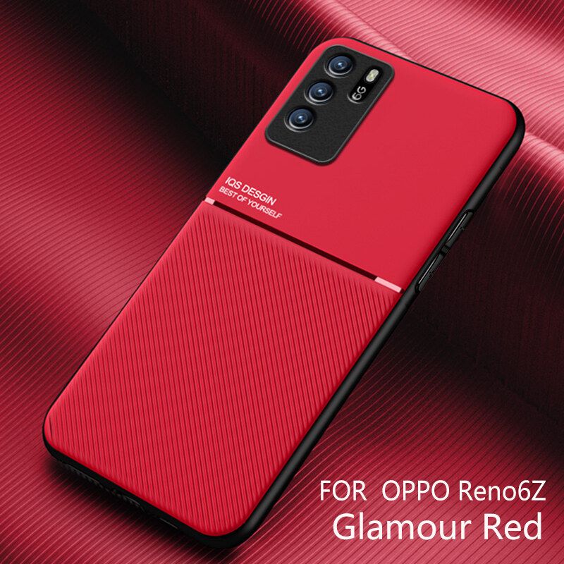 Case For OPPO Reno6 Z Casing Anti-fall Soft Non-slip Silicone Grain Back Cover