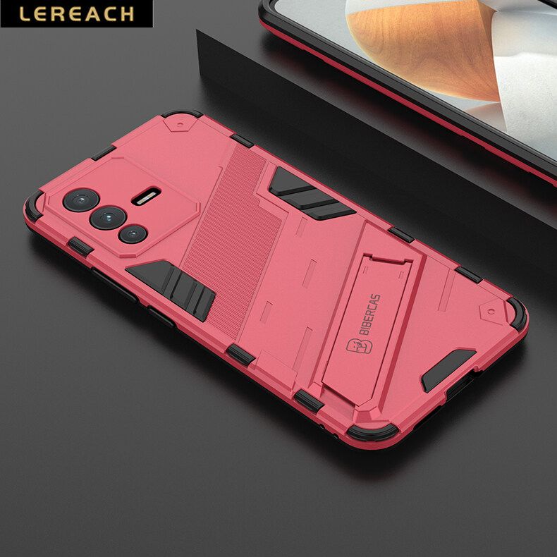 Lereach for vivo S12 / V23 5G Leather Car Magnetic Silicone Frame Shockproof Cover