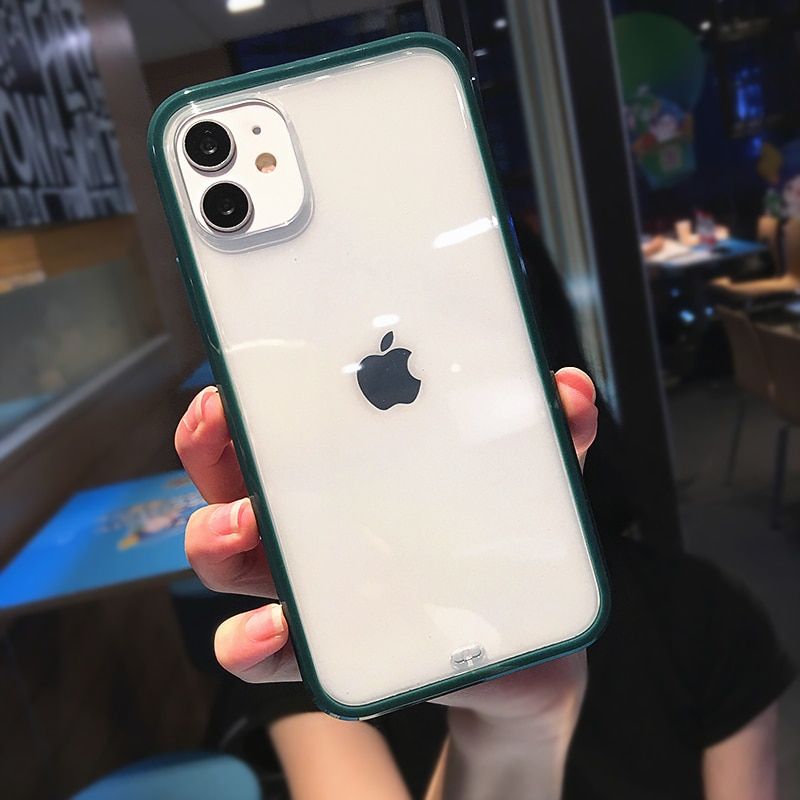 Shockproof Bumper Transparent Soft Silicone Phone Cases For iPhone XR XS Max 7 8 6S Plus X Clear Cover For iPhone 11 12 Pro 13