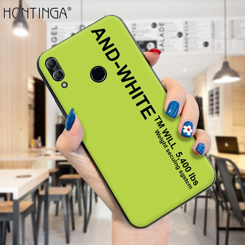Hontinga for Honor Note 10 Case Simple Generous Clean Color Girls Boys Cases Shockproof Soft Silicone TPU Phone Cover