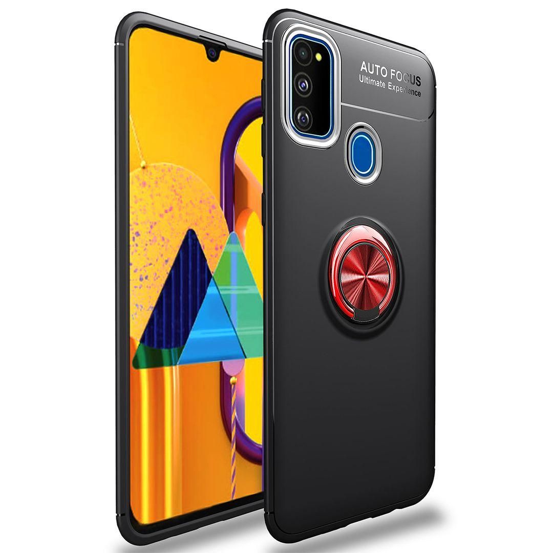 Shockproof Case For Samsung Galaxy M30S Phone Case Ring Stand Phone Back Cover