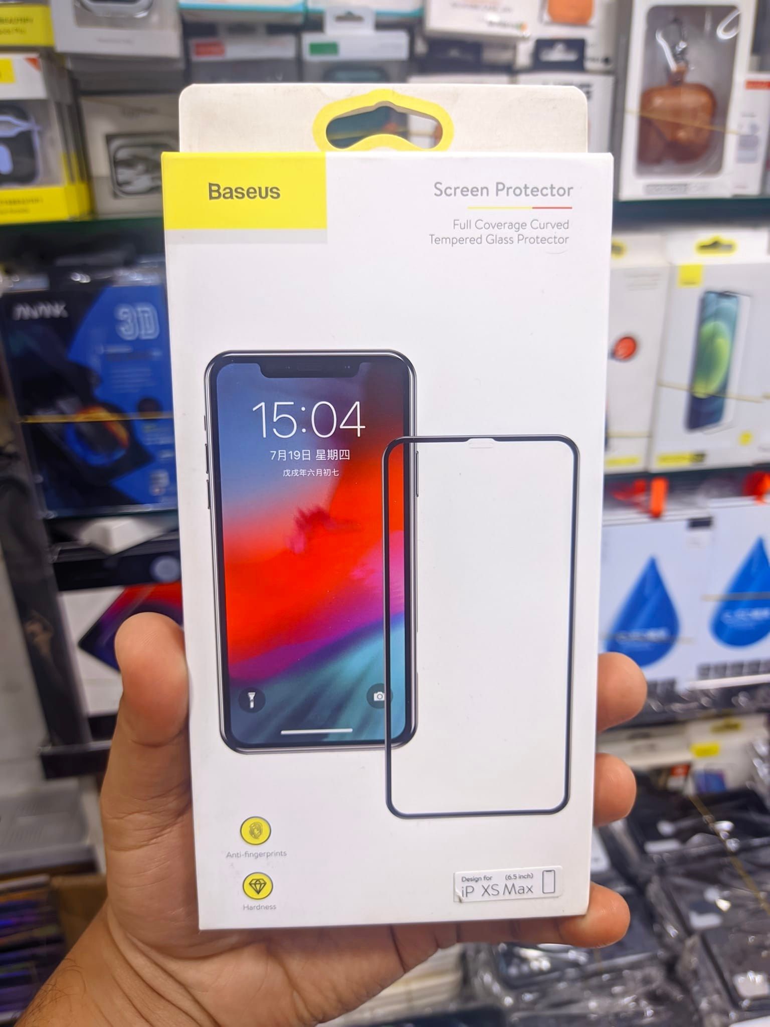 Official BASEUS Tempered Glass Full Screen Protector For iPhone Xs max and 11 pro max
