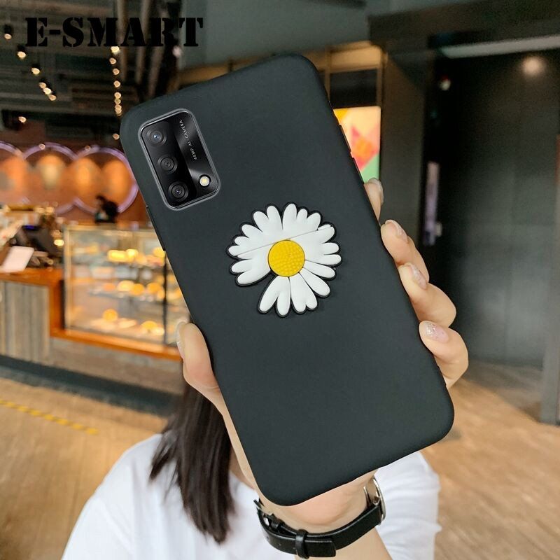 Phone Case Realme GT Master Edition Soft Back Cover +Daisy Flowers Folding Realme GT Master Edition case