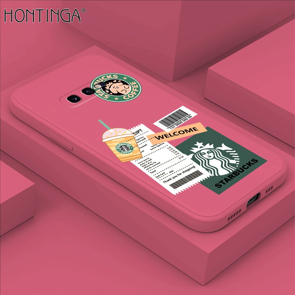 Hontinga for Samsung Galaxy S10e Case Cartoon Popularity Phone Case Soft Square Edge Silicone Cases Full Lens Cover Shockproof Protection Cover