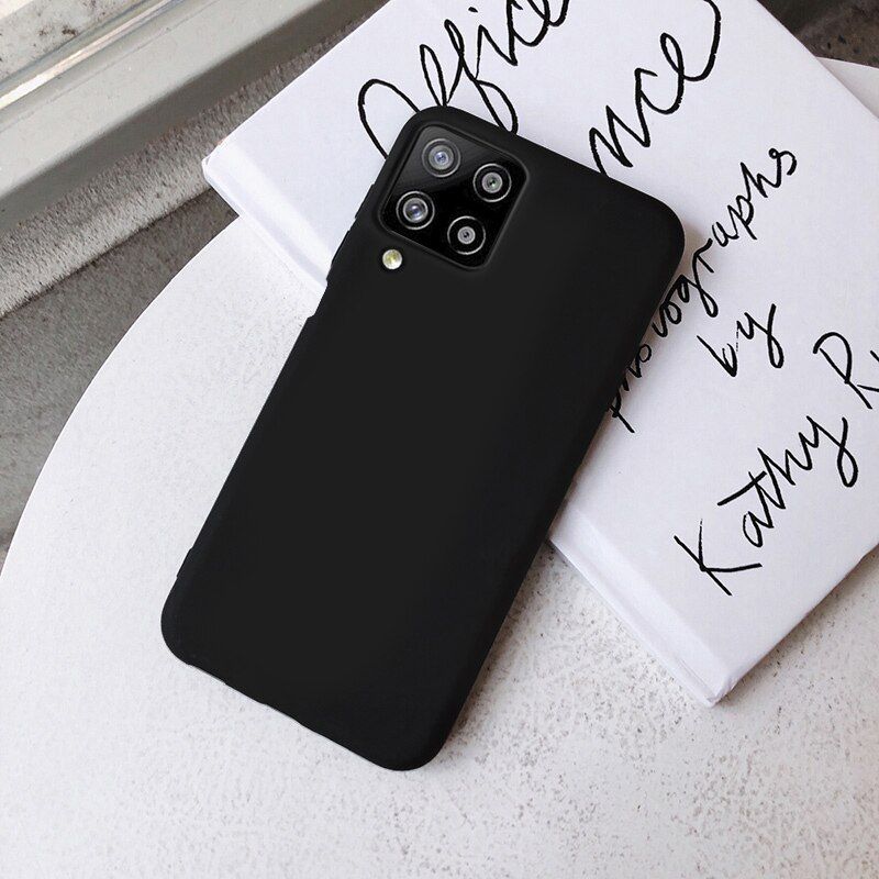 case for samsung galaxy m12 a12 6.5 inch cover coque funda thin soft matte tpu no fingerprint protective shell
