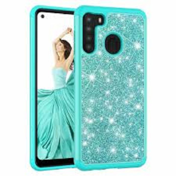 Exclusive glitter phone case for Samsung A21 Back Cover