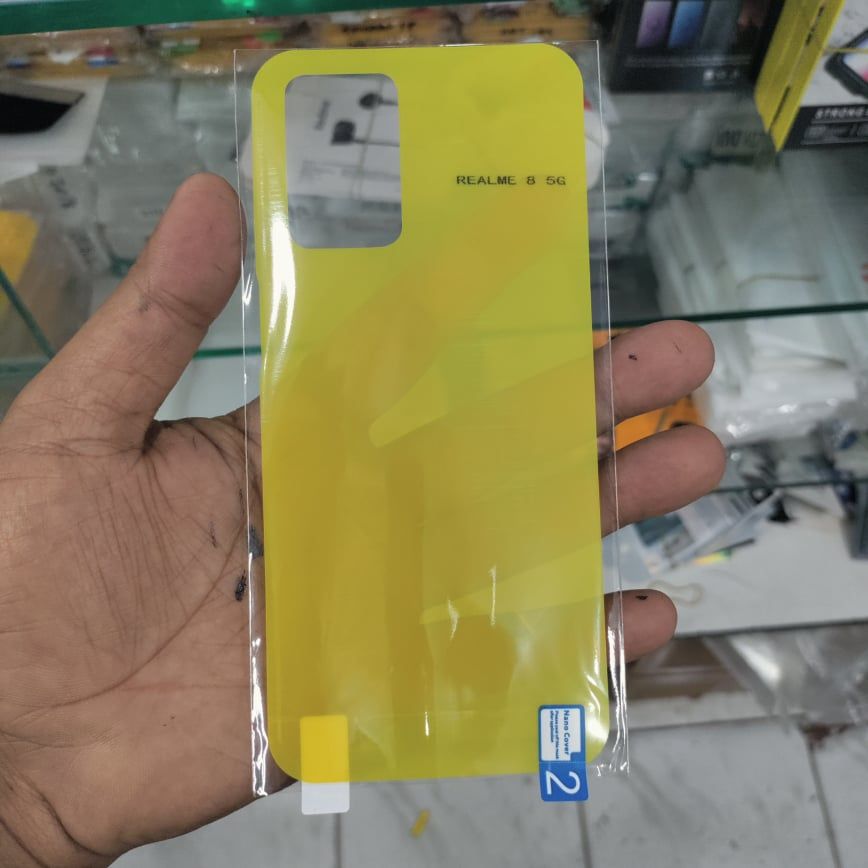 Realme 8 5G Premium Quality Hydrogel Flim Transparent Back Poly