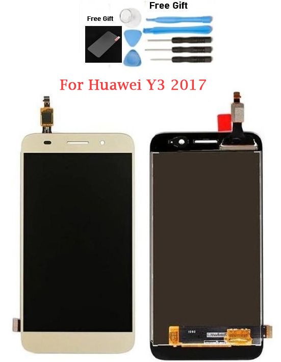 Huawei y3 এর জন্য প্রতিস্থাপন LD ডিসপ্লে + টাচ স্ক্রিন মোবাইল ডিজিটাইজার এসেম্বলি প্রতিস্থাপন