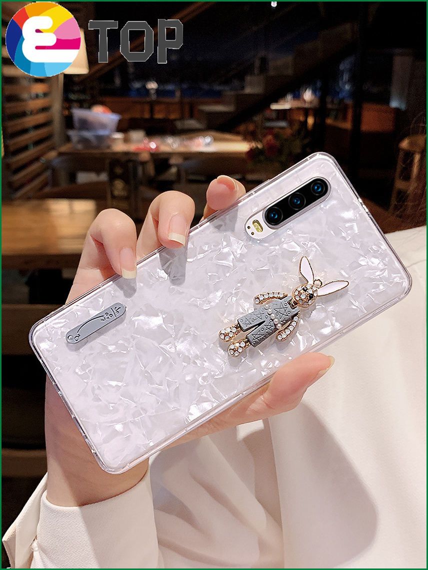 Suitable for Huawei p30 mobile phone shell female tide brand p20pro protective sleeve p30pro all-inclusive lens p20 girl rabbit