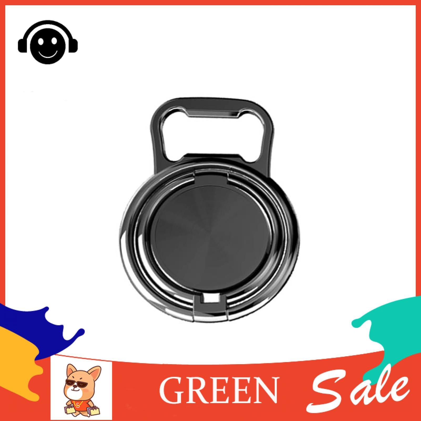 Green forest Finger Ring Phone Mount 360 Degree Rotatable Magnetic Finger Ring Phone Stand Grip Bottle Opener