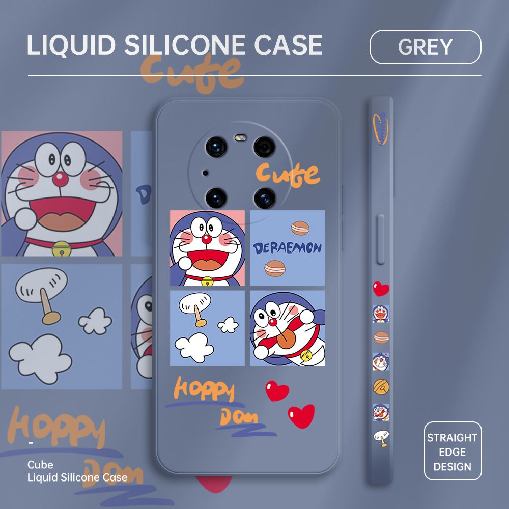 ZeroQiQi for Huawei Mate 40 ProPlus Case Cartoon Cat Phone Cover Soft Full Lens Protection Case Ultra Thin Soft Liquid Silicone Phone Case