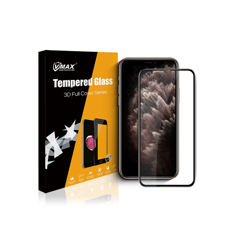 Vmax, iPhone Screen Protector, Tempered Glass Screen Protector for iPhone 11 Pro Max, iPhone 11 Pro, iPhone 11, iPhone XS, iPhone XS Max and iPhone XR