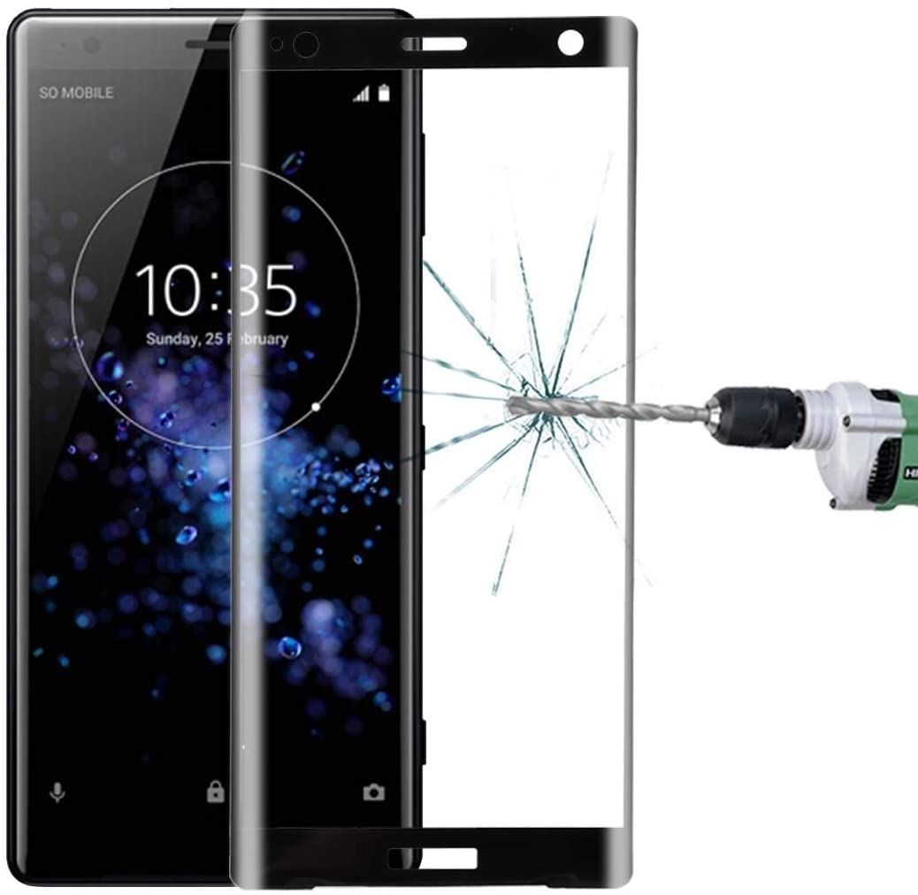 Tempered Film for Sony for Sony Xperia XZ2 0.3mm 9H Surface Hardness 3D Full Screen Tempered Glass Film