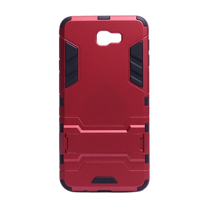 Back Cover For Samsung Galaxy J7 Prime - Red and Black