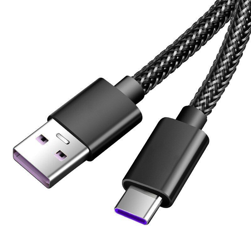USB Type C Cable For Xiaomi Redmi note 7 Huawei P30 P20 Samsung A9 2021 NOTE 9 S10 PLUS S9 S8 OnePlus 6t 6 ZTE USB CType-C Cable