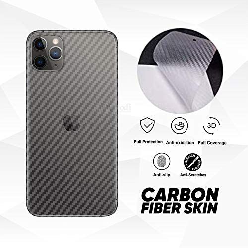 For  iP_ 11 Pro Carbon Fiber Back Poly Sticker Protection