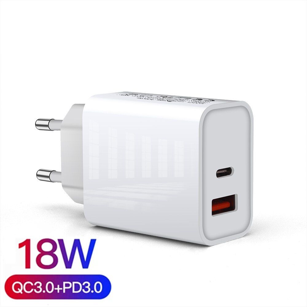 DCAE PD 36W Fast Charging USB Charger for iPhone 12 Mini Pro Max 11 XS XR X 8 Type C Quick Charge 3.0 Adapter For iPad Air 2020