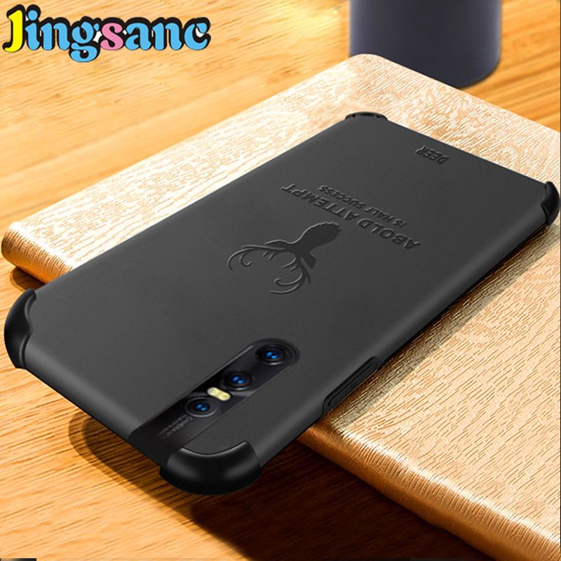 For VIVO V15/V15 Pro/S1/Z1 Pro/V20 Pro 5G Luxury Leather Deer Patten Business Soft TPU Silicone Back Case Cover