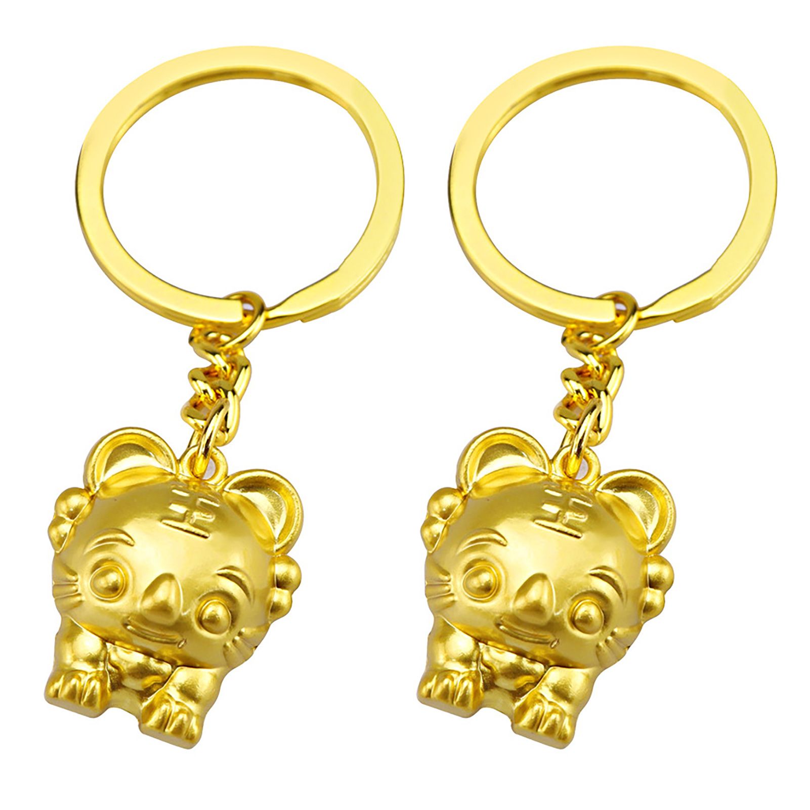 Key Chain Pendant Non-fading 2022 Lucky Tiger Key Chain Pendant