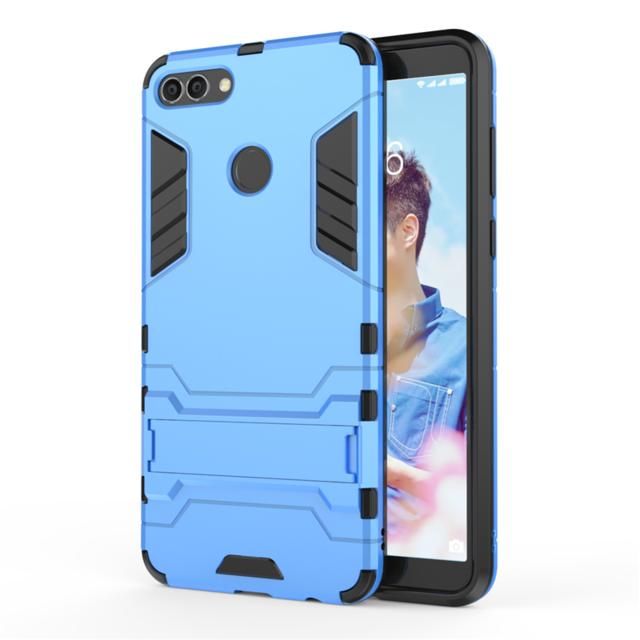 Huawei Y9 (2018) Armor Shockproof Phone Back Cover - Blue