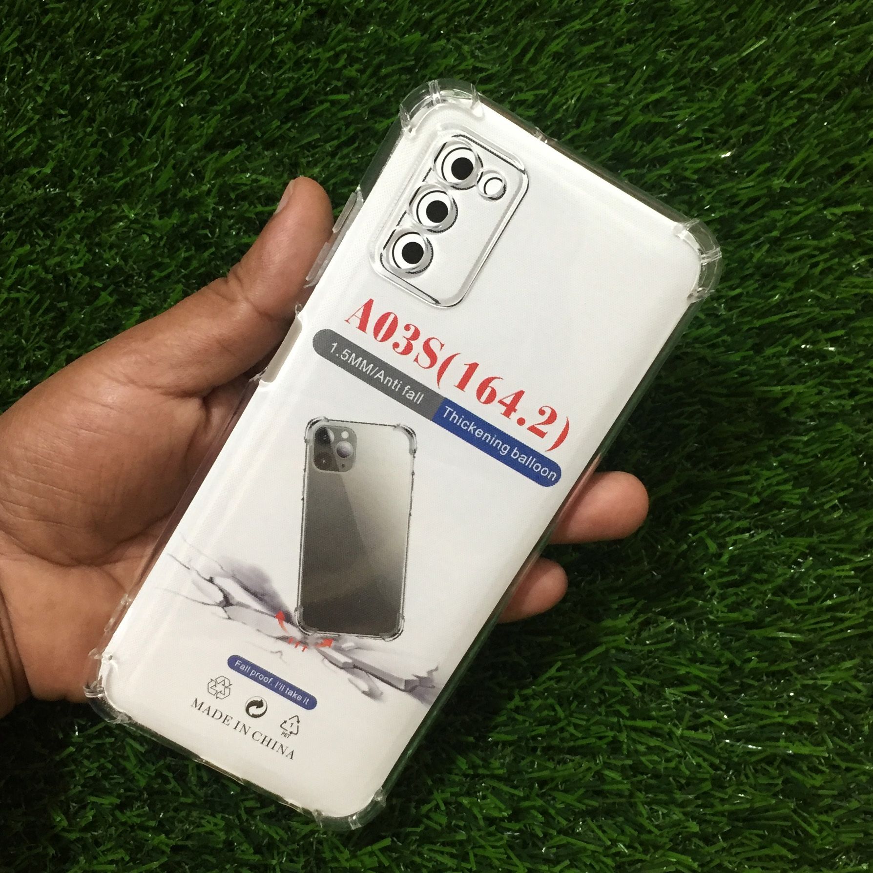 Samsung Galaxy A03S Soft Silicone Transparent Back Cover Full Protection Shock Proof/ Break Proof Galaxy A03S Phone Case For Samsung.