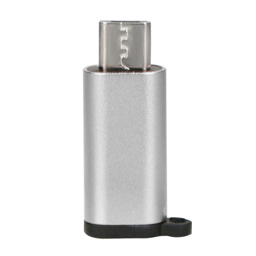 Aluminum Usb-C To Micro Usb Adapter With Keychain Type-C Micro Usb Converter