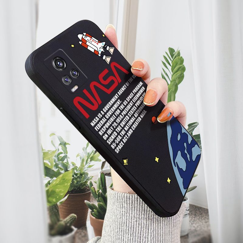 AMORVOR for Vivo V20 Pro Back Cover Cartoon Cute Spiderman Side design Soft Case Liquid Silicone Phone Cases