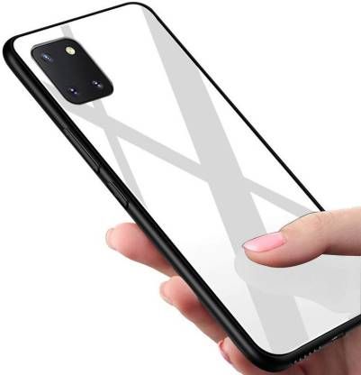 Samsung Galaxy Note 10 Lite Luxurious Glass Back Case Cover - Mobile Back Cover