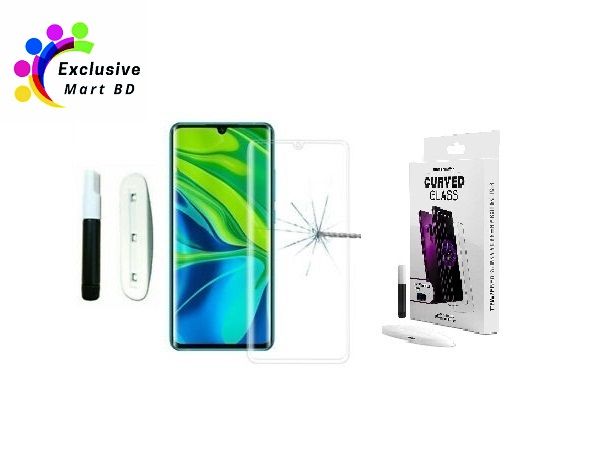 For Xiaomi Mi Note 10 Full HD Curved Edge Liquid UV Tempered Glass Screen Protector