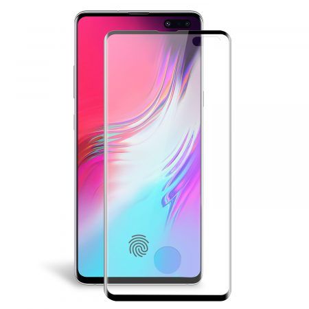 Samsung Galaxy S10 (5G) Advanced Border-less Full Edge to Edge UV Tempered Glass Screen Protector with installation kit