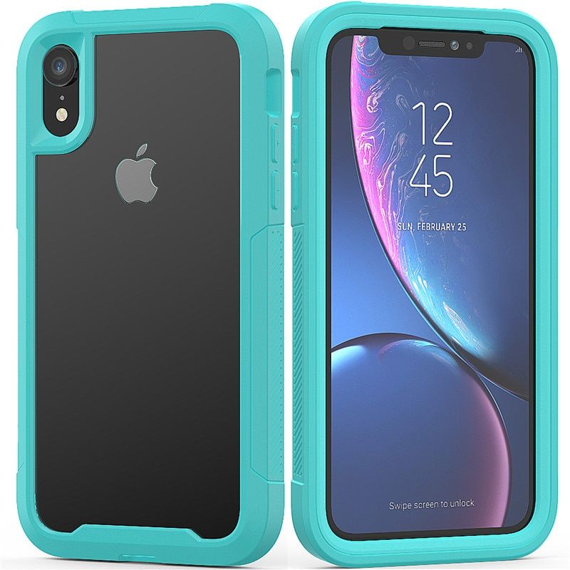 Shockproof Hybrid Armor Phone Case For iPhone 13 12 Pro 11 XR XS Max 8 7 Plus For iPhone 11 Pro Max Hard PC+TPU 2 in1 Back Cover