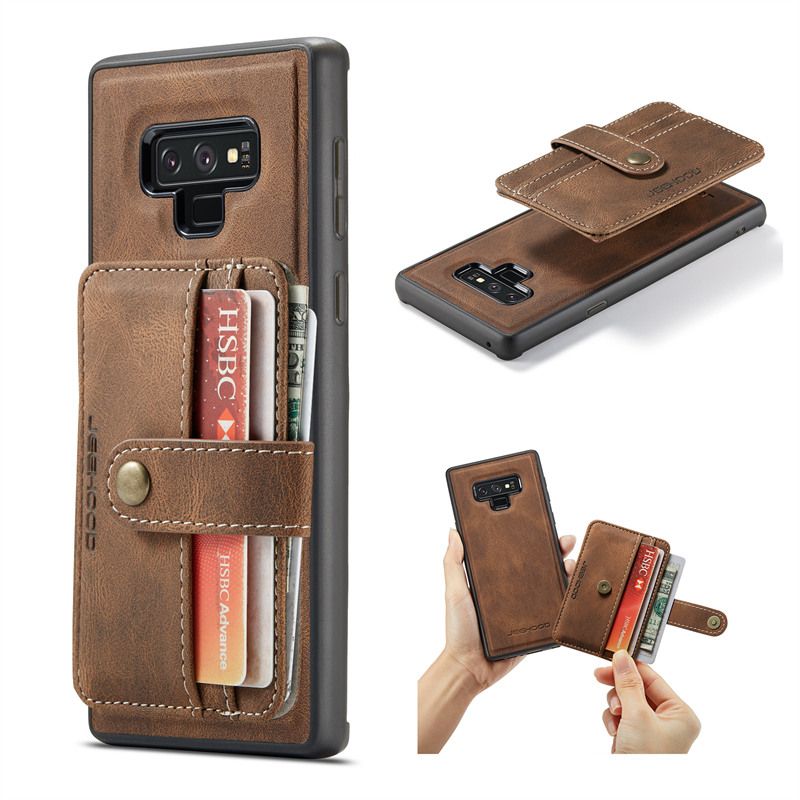Luxury Leather Case For Samsung Galaxy Note9 Moble Back Phone Casing Wallet Bag Magnetic Shockproof Flip Cover